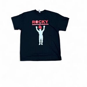 Rocky Black Graphic Tee